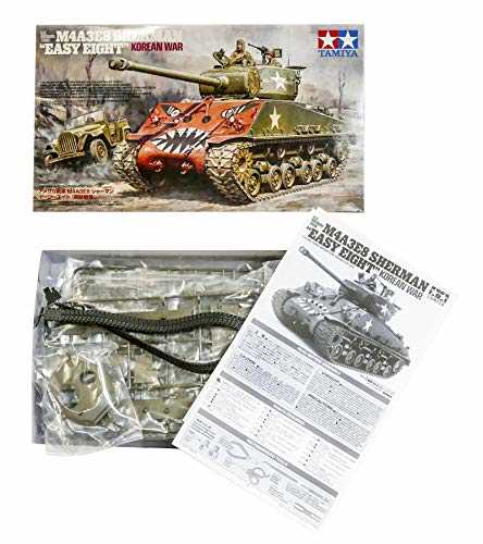 Tamiya 1/35 No.359 US Tank M4A3E8 Sherman Easy Eight Korean War 35359 - Picture 2 of 5